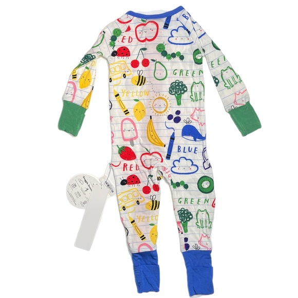 Little Sleepies “Coloring Crew” Zippy 6-12 - Picture 3 of 7